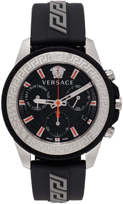 automatic versace watch|Versace chrono watch.